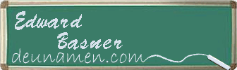 Edward Basner Visitenkarte